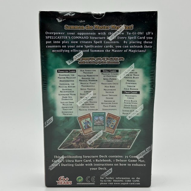 Yugioh Spellcasters Command 1st Edition Structure Theme Deck CCG TCG