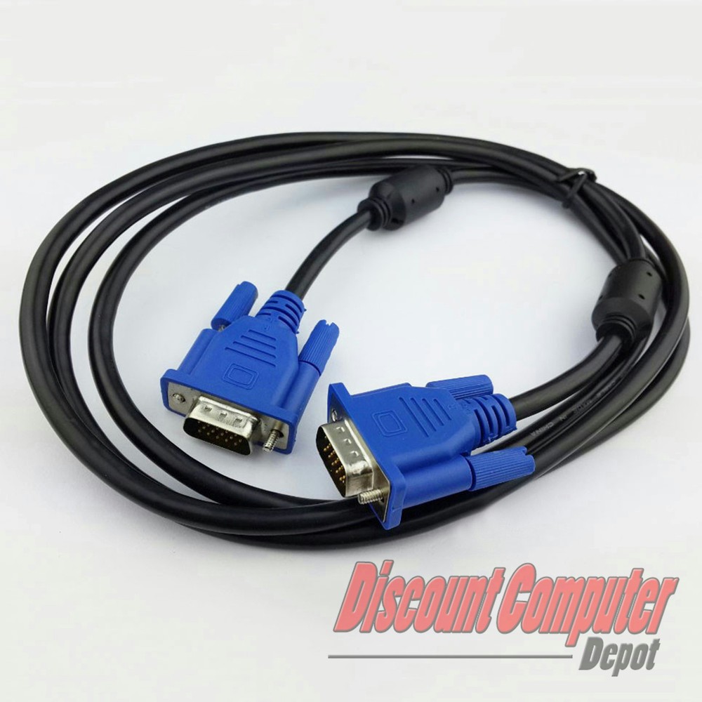 VGA Cable for Dell Optiplex Computer Power PC LCD Blue Cable Display
