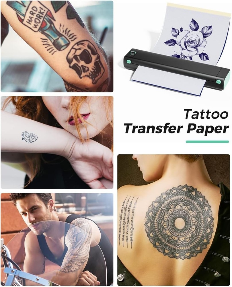 Rechargeable Bluetooth Tattoo Stencil Printer