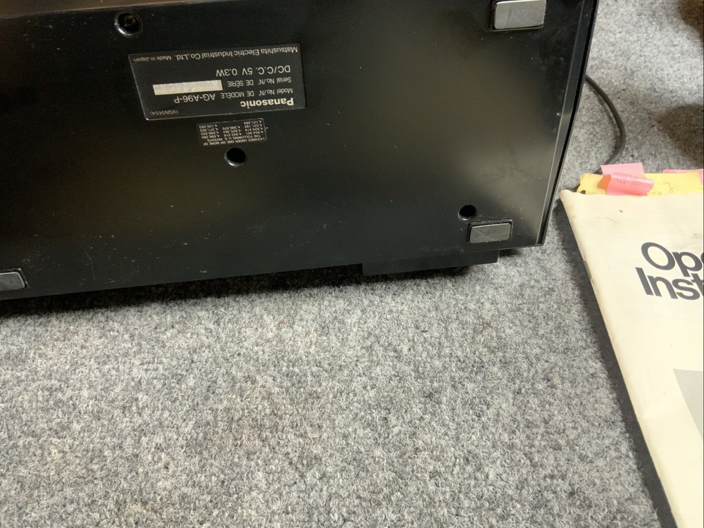 Panasonic Editing Controller AG-A96 Tested