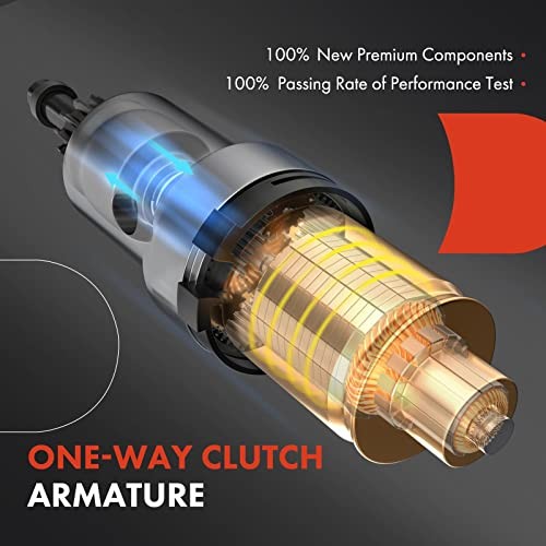 Starter Motor Compatible with Mini Cooper 2002 2003 2004 2005 2006 2007 2008