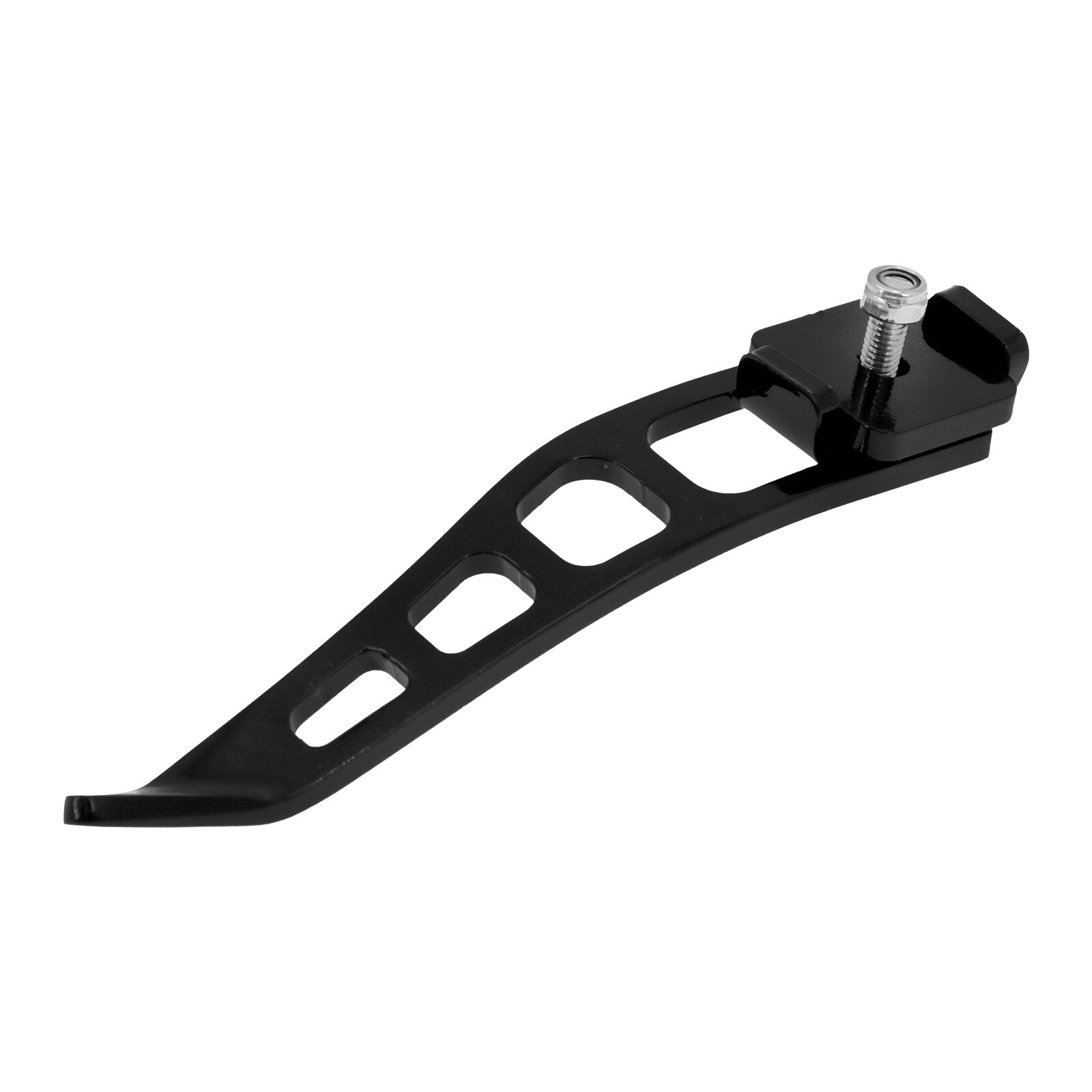 Black Stand Kickstand Extension Fit For Harley 1993-2017 Dyna Fat Bob Low Rider