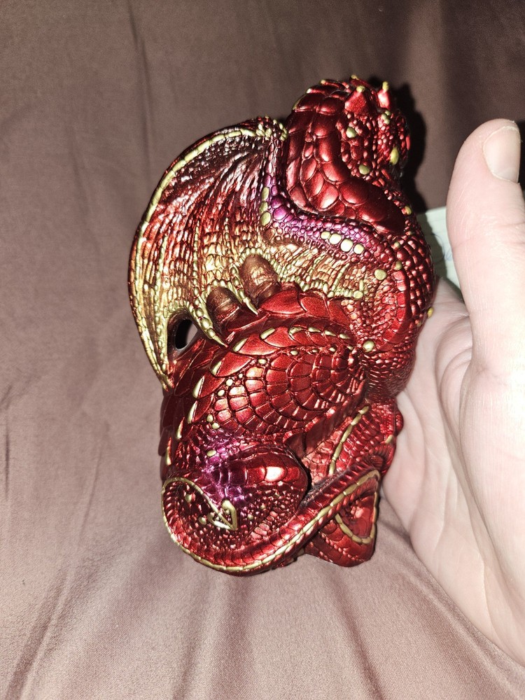 Figurine Windstone Editions M. Pena © 1988 Young Dragon RUBY RED