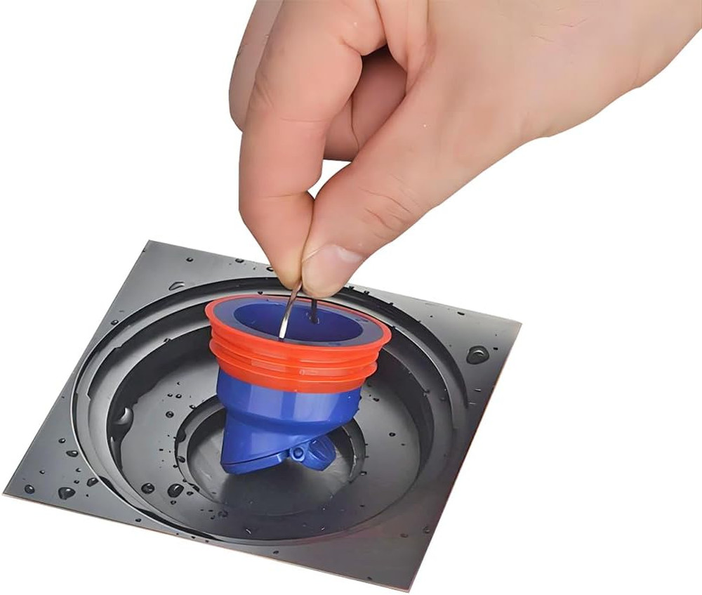 2 PCS Shower Drain Core Plug and Backflow Preventer - Odor Proof, Suitable for 5