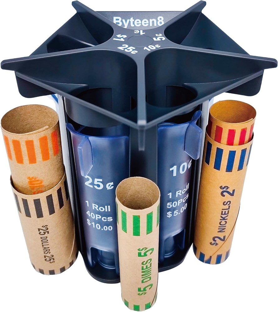 Multi-Function Coin Sorter 5-in-1 Organizer