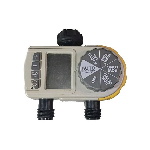 Solterra 28153 Single-Dial Two-Outlet Hose Timer