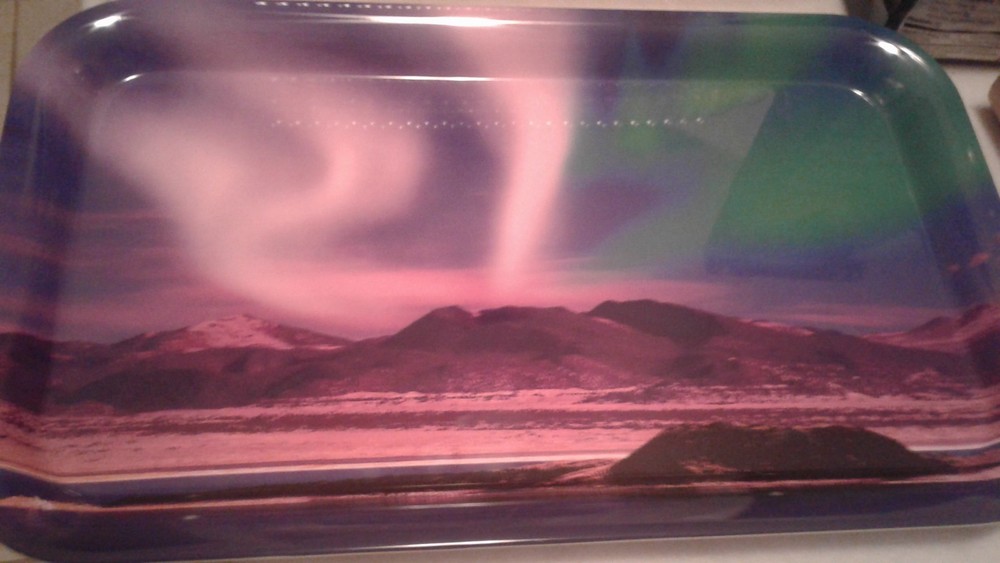 Norway Northern Lights Tray, NEW