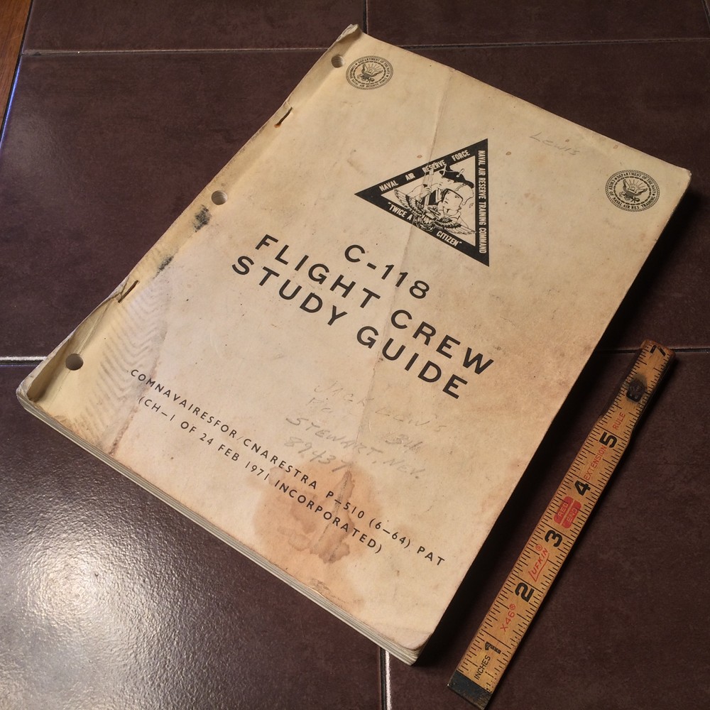 Douglas C-118 Liftmaster Flight Crew Study Guide aka DC-6