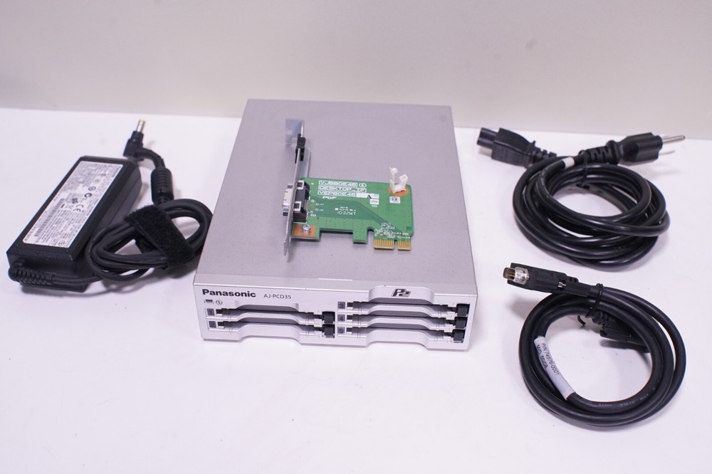 Panasonic AJ-PCD35 Five-Slot P2 Solid-State Memory Drive w/PCI Express Interface