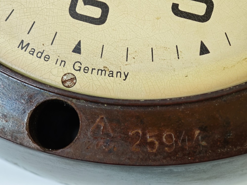 Vintage Germany NAVY GUB Glashütte Bakelite Ship Nautical Wall Clock
