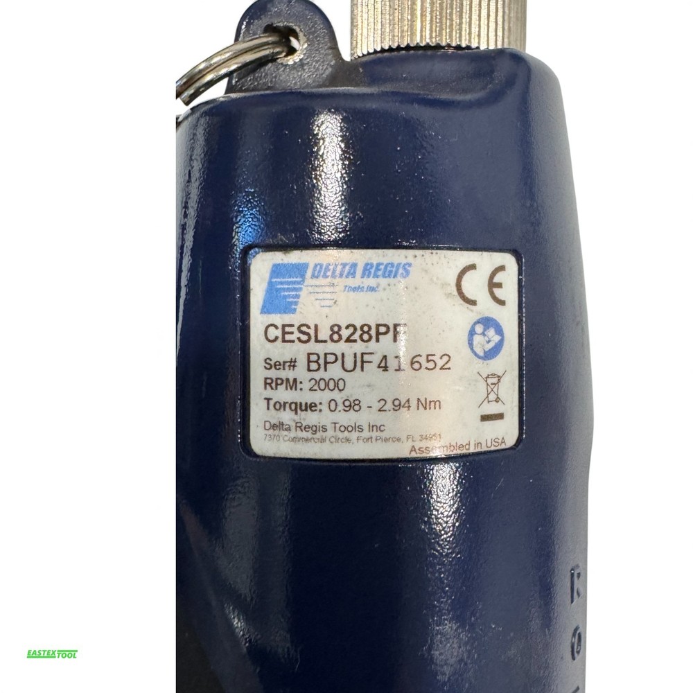 DELTA REGIS BECT840N-SSO POWER CONTROLLER WITH ELECTRIC TORQUE SCREWDRIVER