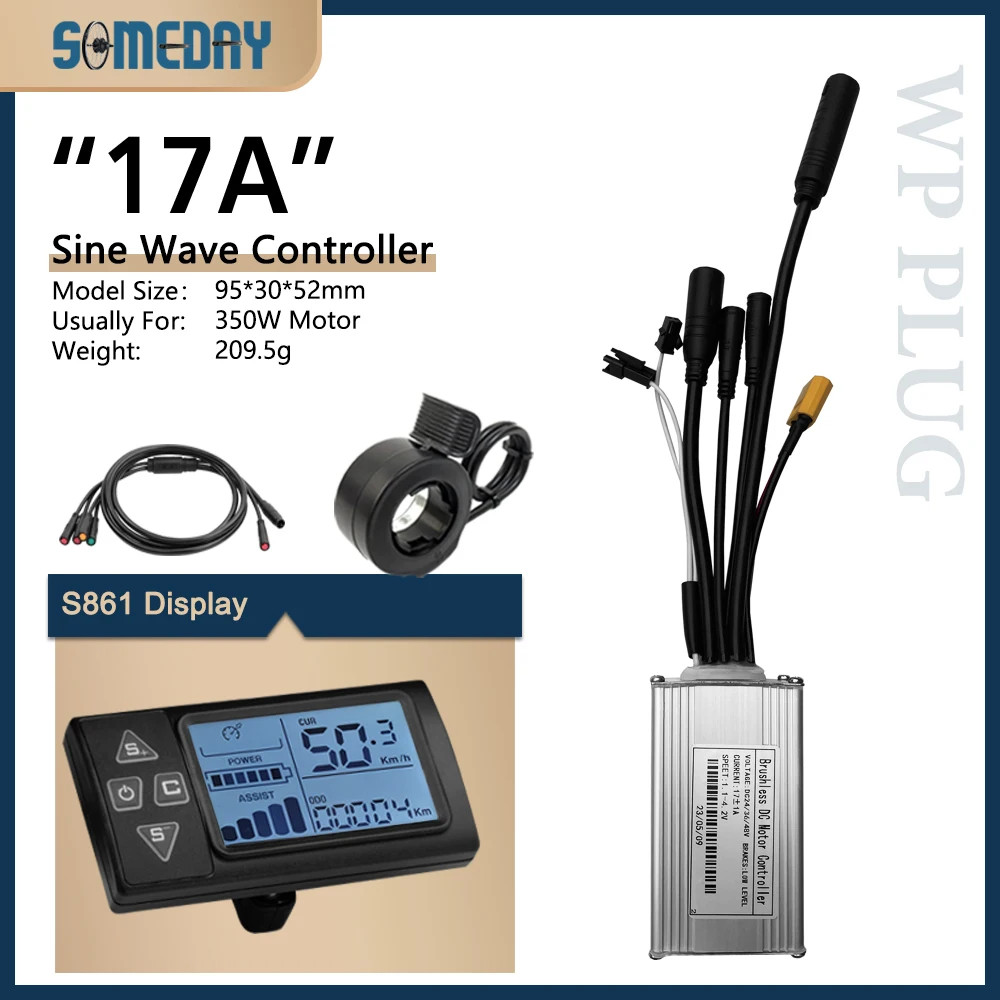 E-bike 3 Mode Sinewaves Controller 17A 26A 30A with Learning Function Controller