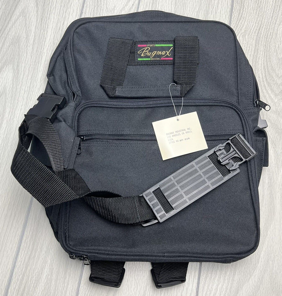 Bagmax Backpack Black School Work Weekend Shoulder Strap Included