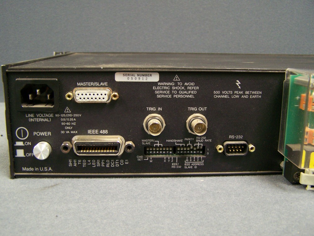 IO TECH CONTROL 488/16 POWER CONTROL INTERFACE IEEE488 SN 050912