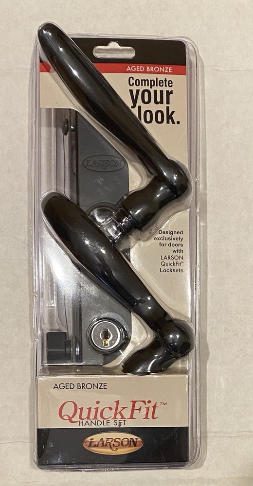 Larson Quickfit Handle Set - Aged Bronze