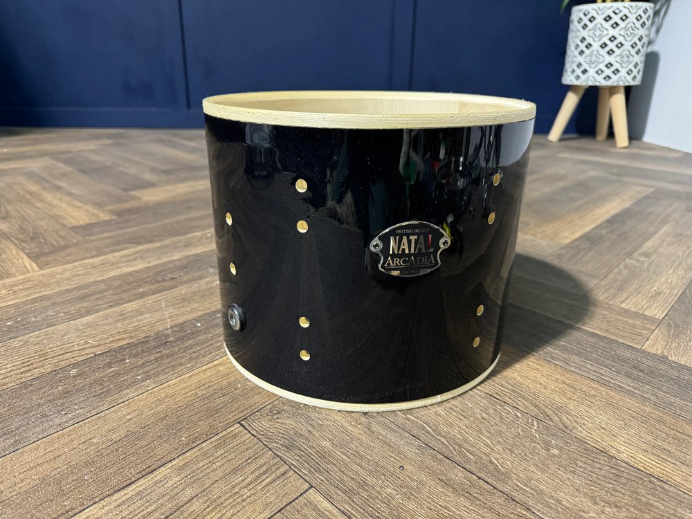 Natal Arcadia Tom Drum Shell 10”x8” Bare Wood Project #ND23
