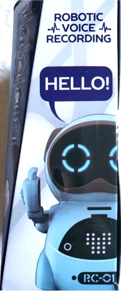 Pocket Robots mini 🤖 Voice Conversation Speech Recognition Dance & Light #NIB