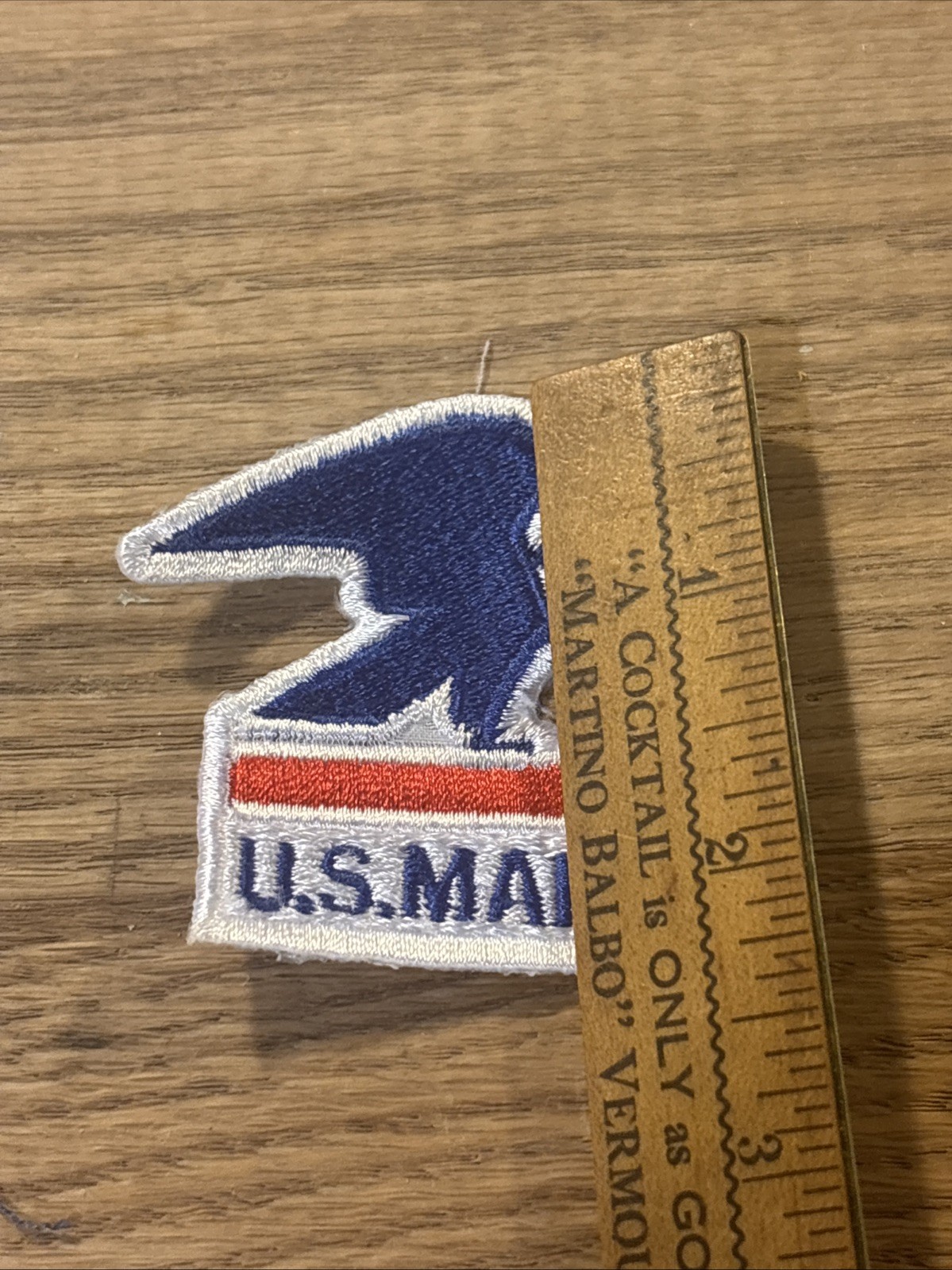 Vtg U.S. MAIL Post Office Eagle Patch Red White Blue USPS 80s 90s USPS Rare 2”