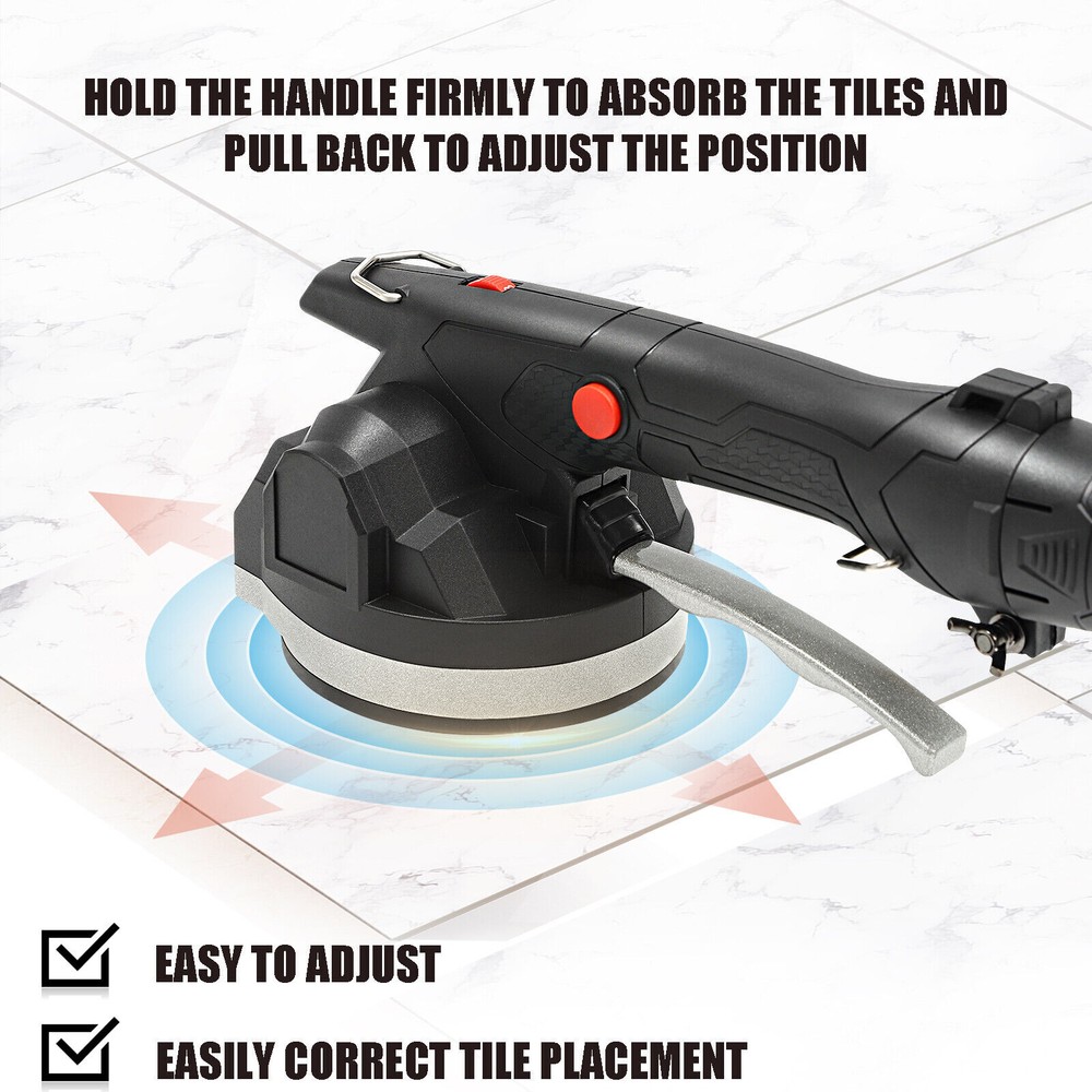 6-Gears Electric Tile Machine Tile Vibrator Suction Cup Tiling Machine 5 Inch
