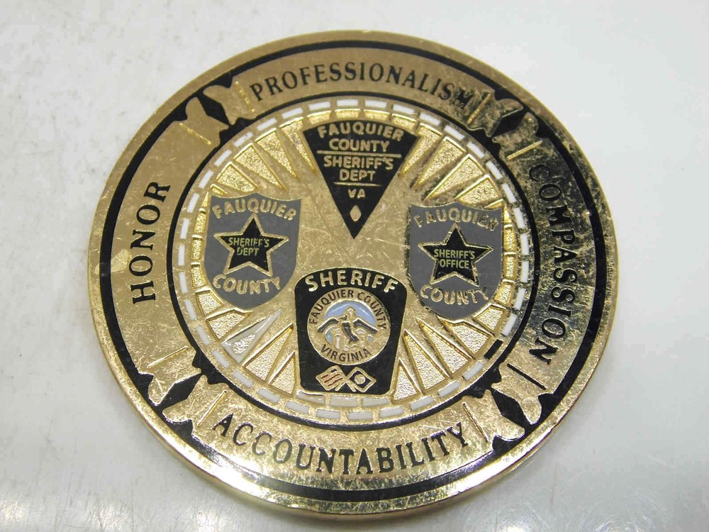 FAUQUIER COUNTY SHERIFF DEPT CHALLENGE COIN