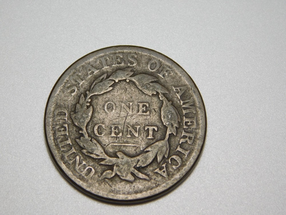 OLD US COPPER COINS 1819 CORONET HEAD LARGE CENT