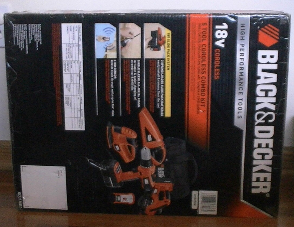 Black&Decker 18 Volt 5 Tool Combo Set