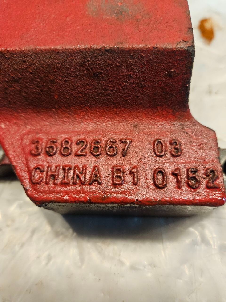 Cummins ISX15 Diesel Engine Upper Thermostat Housing 3682667 OEM