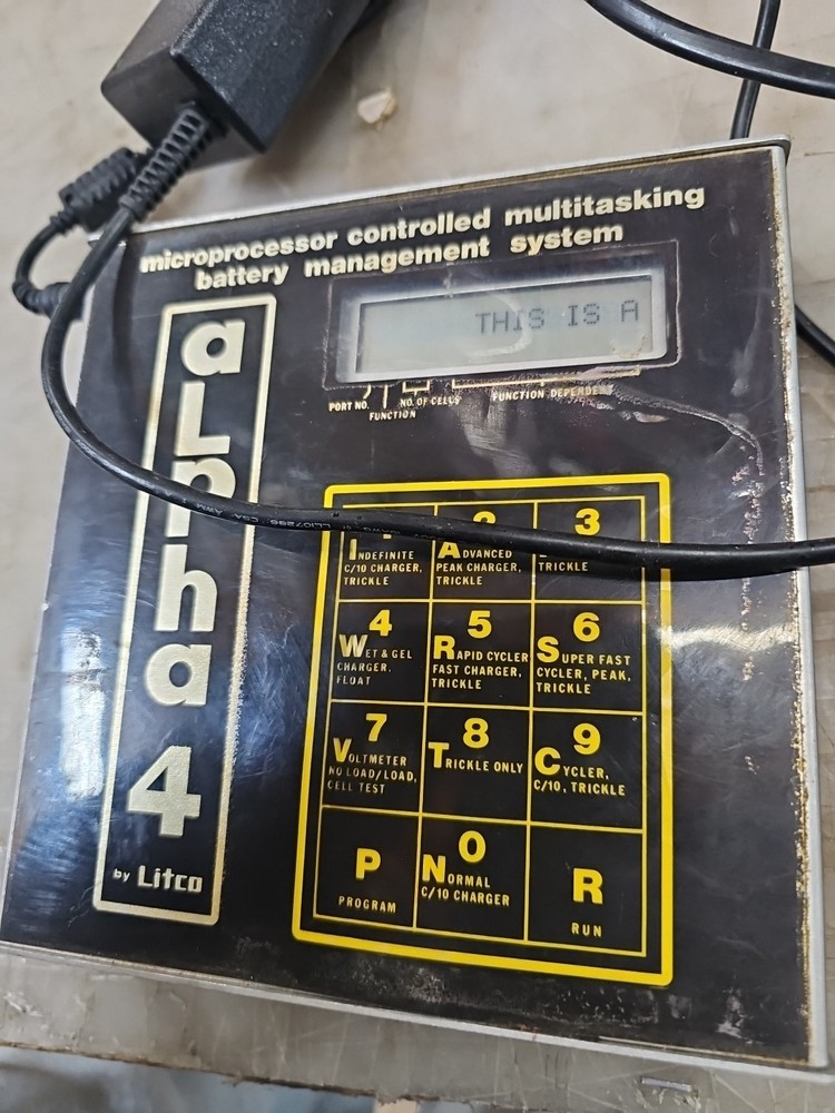 Litco Alpha 4 Microprocessor RC Battery Charger NiCd NiMH Vintage