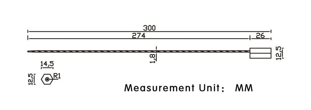 1000 Security Cable Seals Numbered Steel Wire Cable Tags Tamper Proof Wire Se...