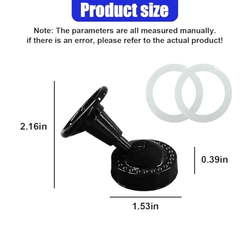 Car Joystick Push Start Button Cover, Cool Metal Auto Engine Start Stop Black