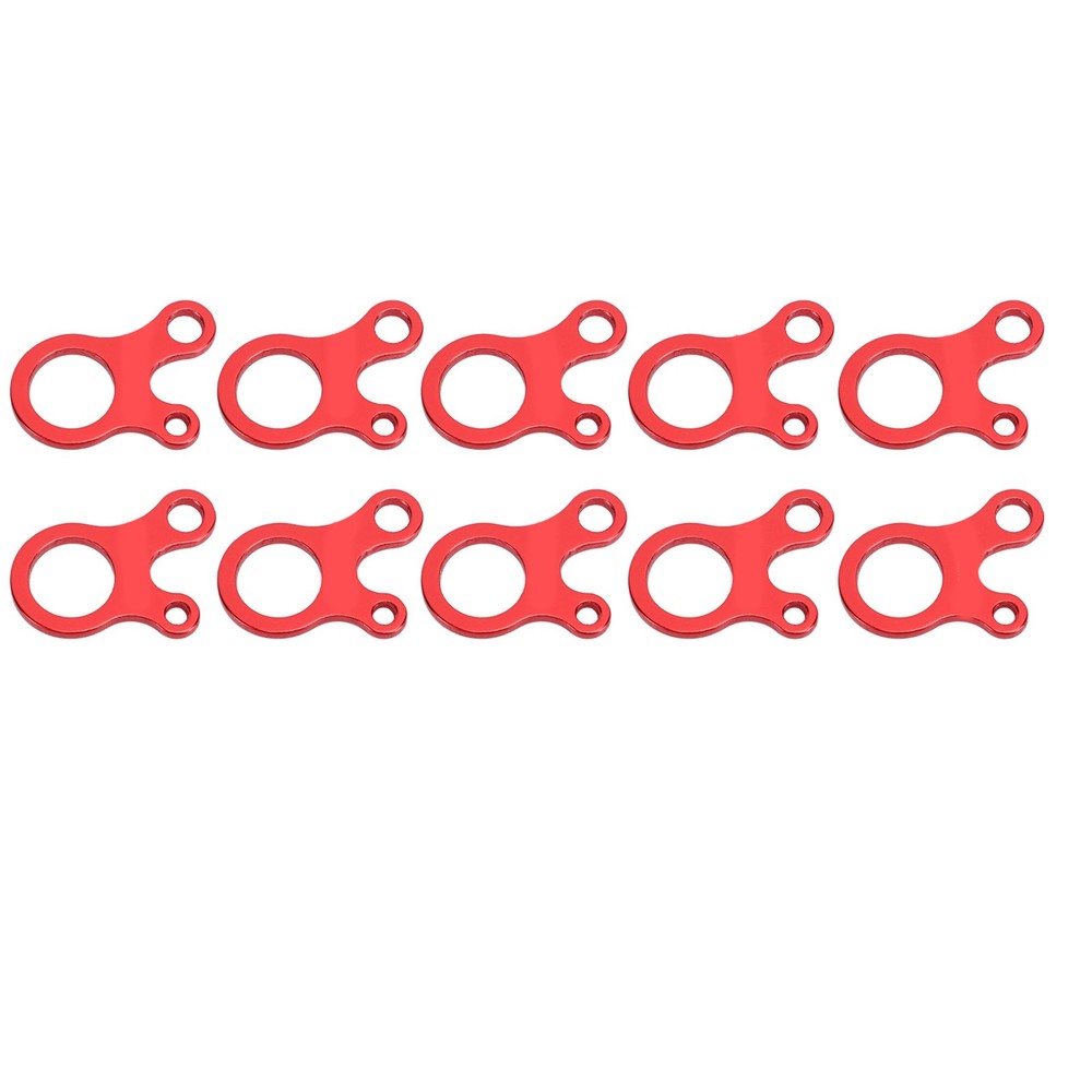 3 Hole Rope Tensioner Guy Line Adjuster For Camping Red