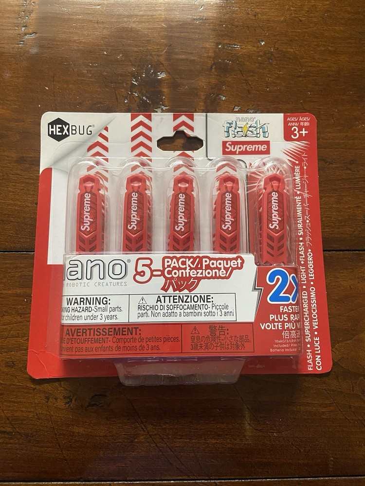 Supreme Hexbug Nano 5-Pack - Red - Brand New