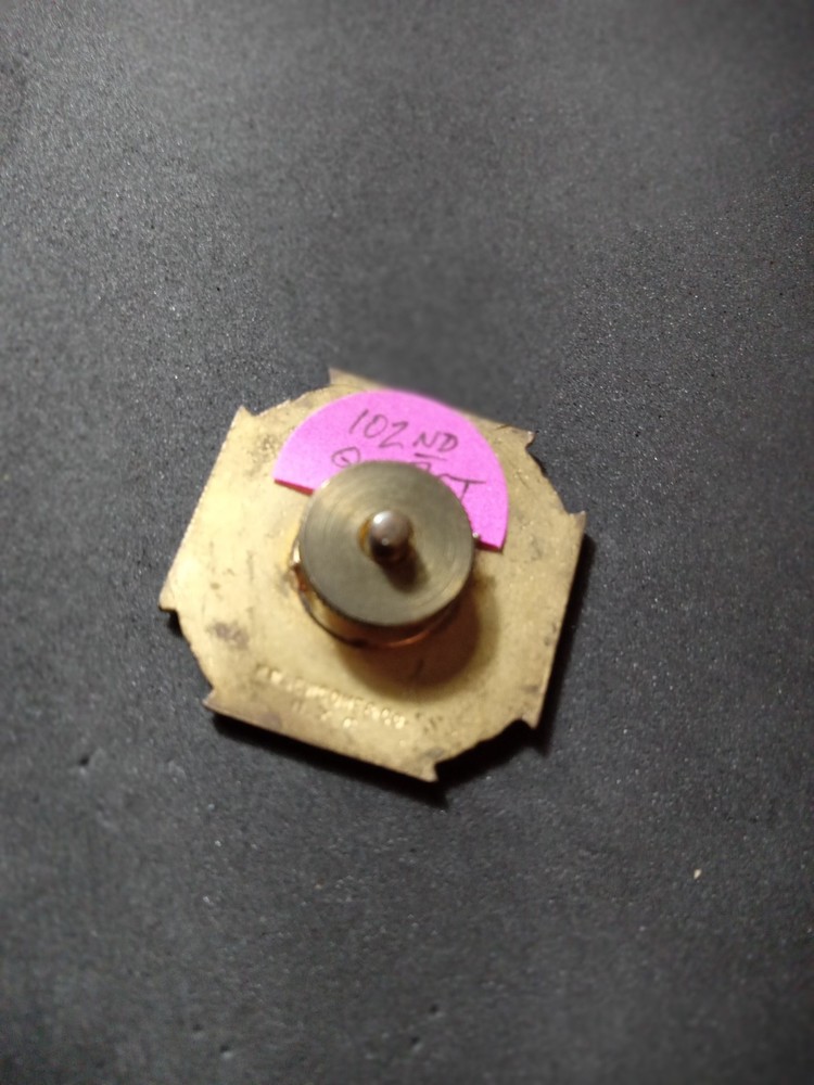 WW2 11th Quartermaster Battalion Pin DUI Screw back