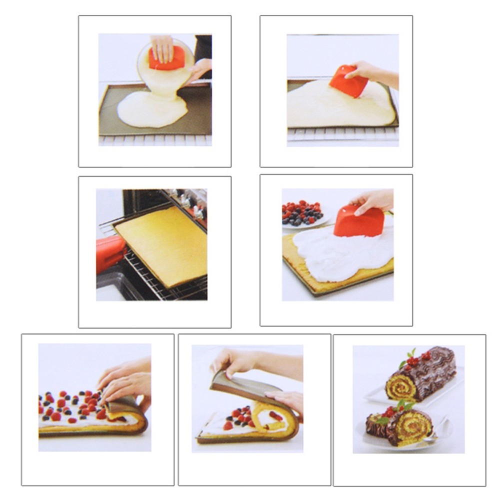 Cake Baking Mat Mats Bakeware Non-stick Silicone Liners Reusable