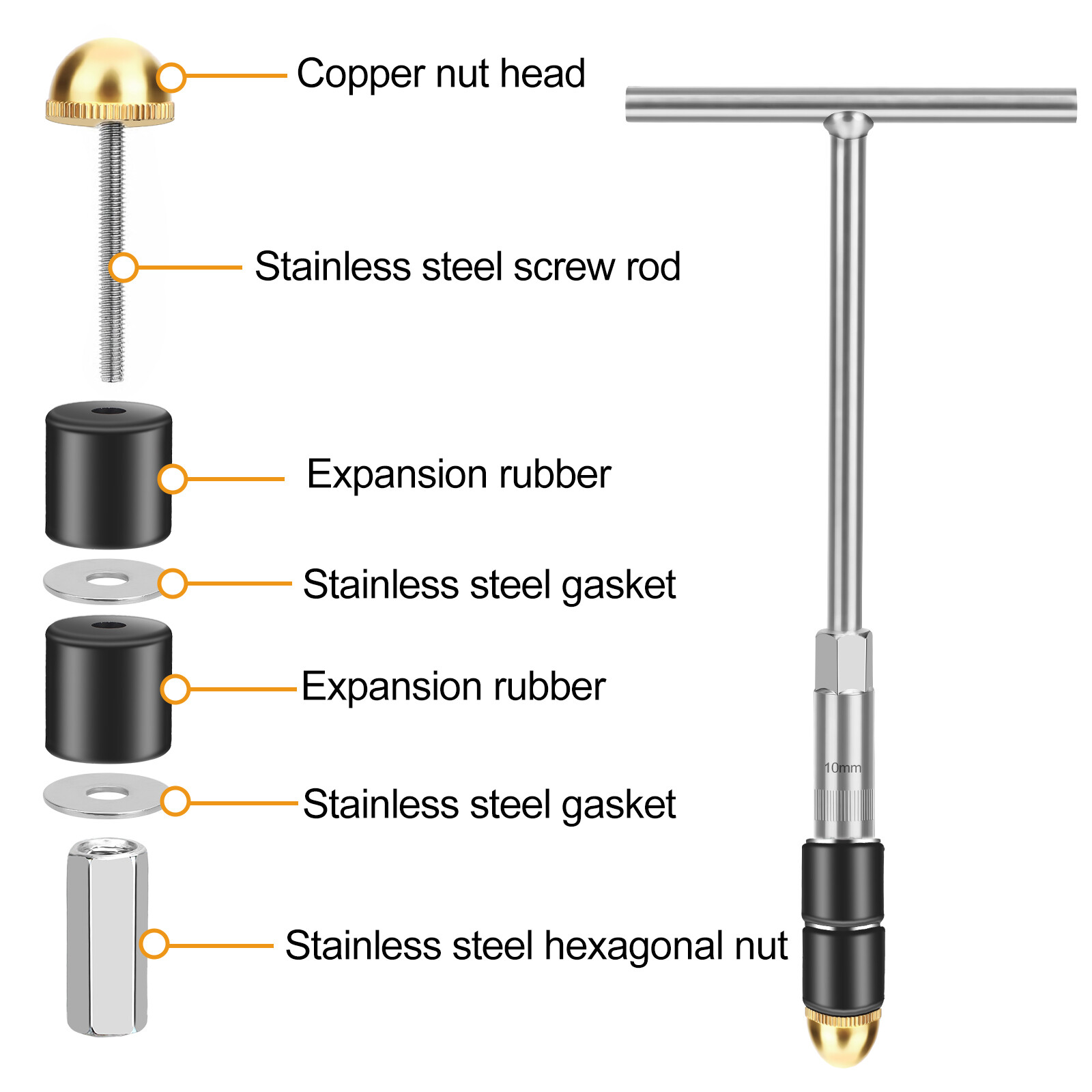 Pipe Water Stop Needle Hot Melt and Repair Leakage Tap Heating Plugging Tool