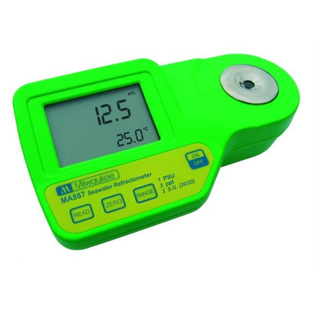 Milwaukee Instruments MA887 Digital salinity-specific gravity refractometer