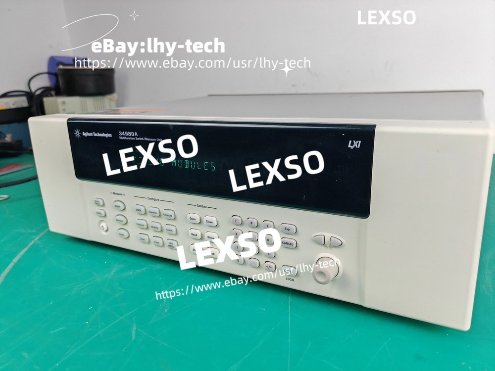 Keysight Agilent 34980A Multifunction Switch Measurement Unit.&lhy