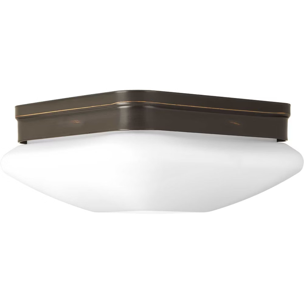 Progress Lighting, Appeal Collection, 2-Light Flush Mount, Brushed