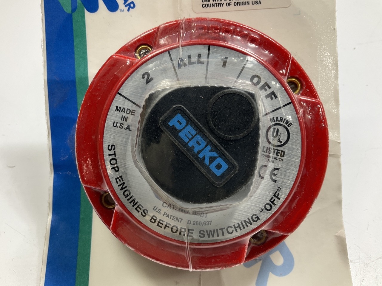 Valmar 31102 Boat Marine Battery Selector Switch, Heavy Duty, Made In USA