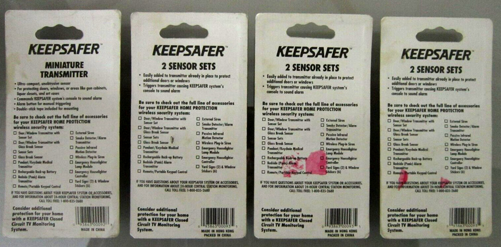 KEEPSAFER Door & Window Sensors & Mini Transmitter - Security
