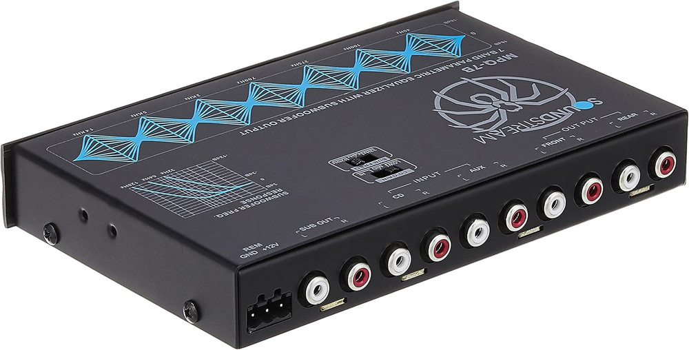 MPQ-7B 7-Band 1/2 DIN Equalizer