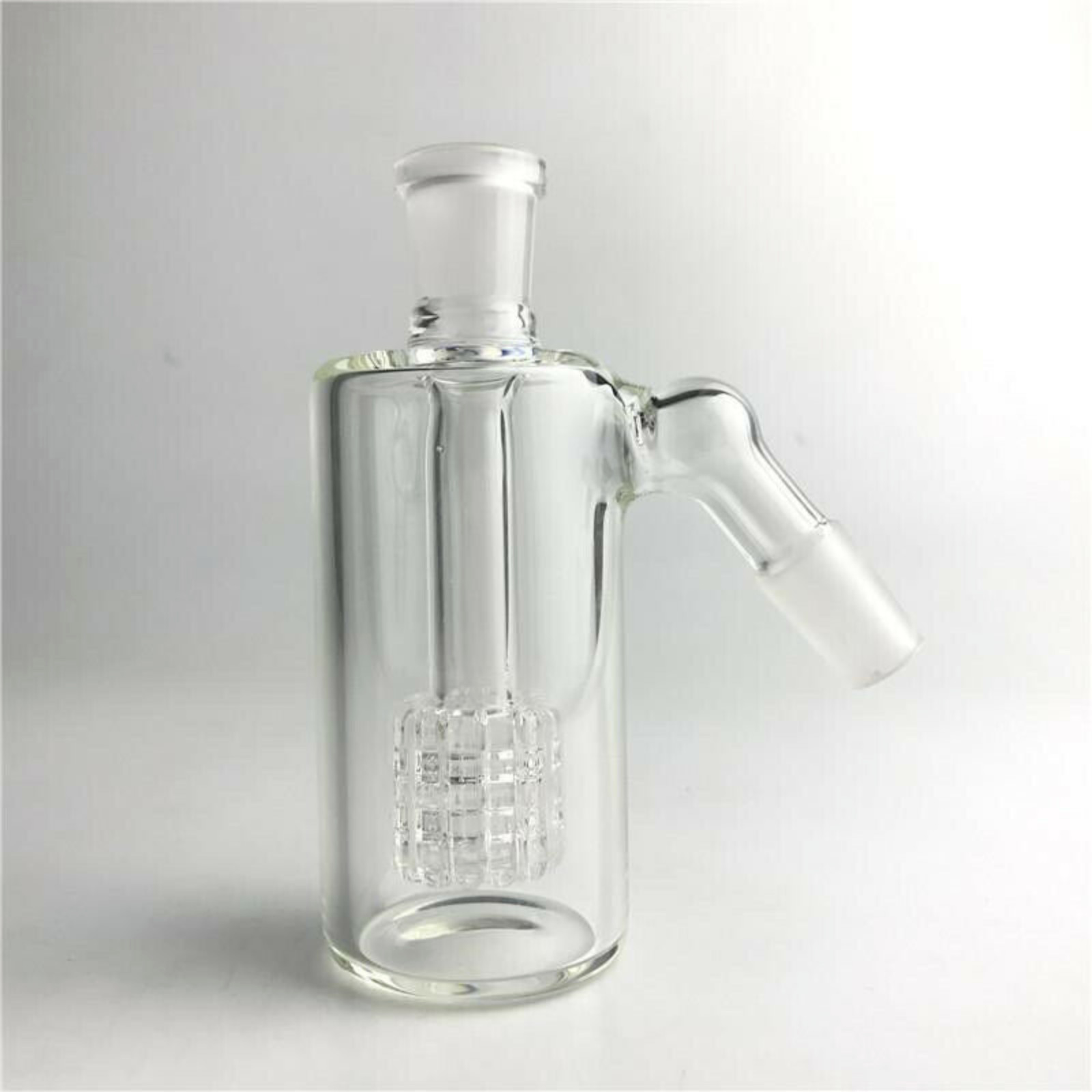 14mm Ash Catcher 45 Degree Glass Water Bong Thick Pyrex Glass Bubbler
