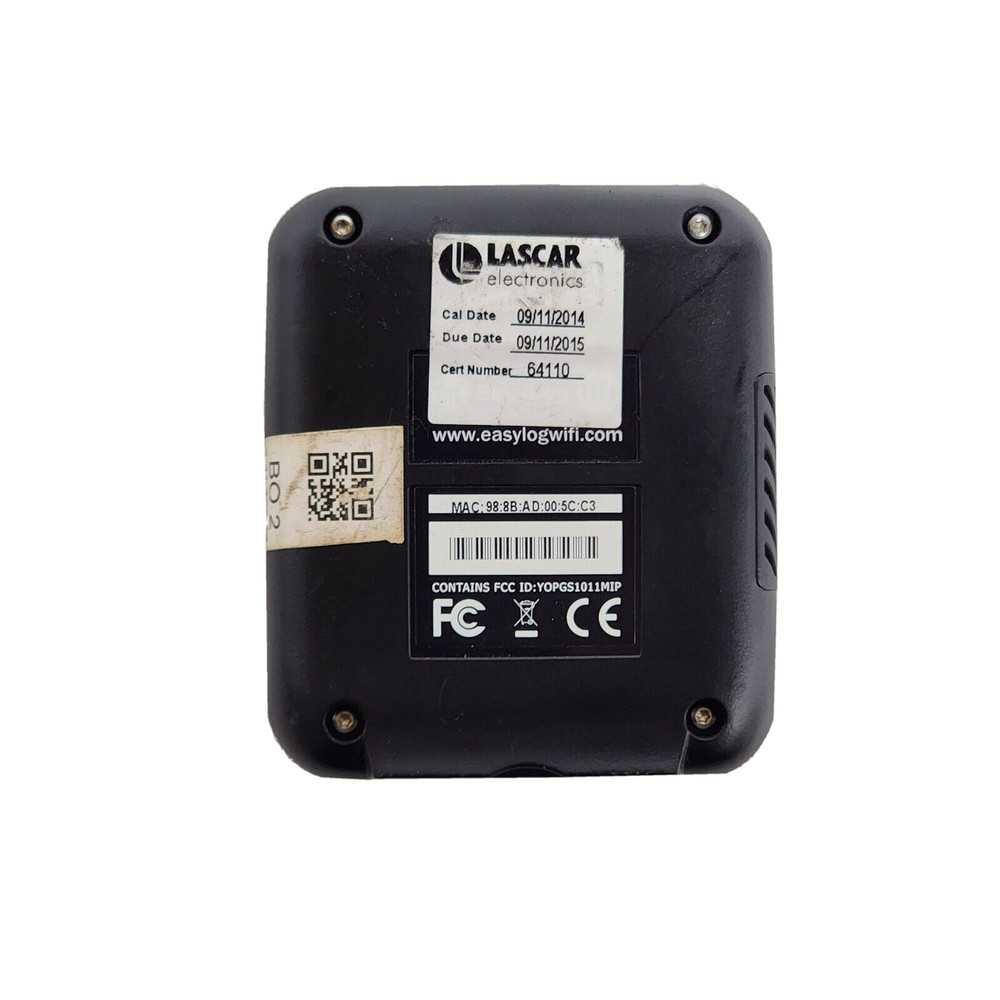 Lascar El Wifi Temperature Rh Data Logger,3.22" USED UNIT.