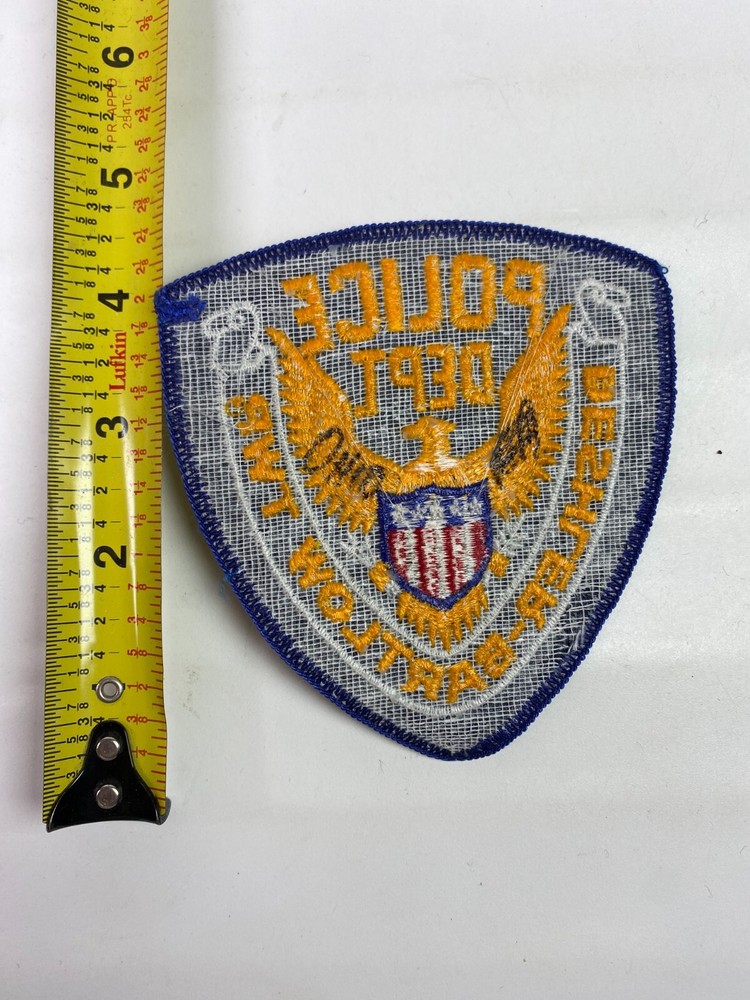Deshler Bartlow Township Police Ohio OH Patch E4