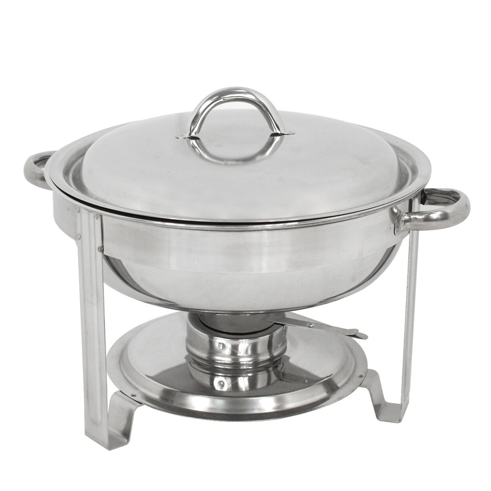 Lot 5~5 Quart Stainless Steel Rectangular Chafing Dish Full Size Buffet Catering