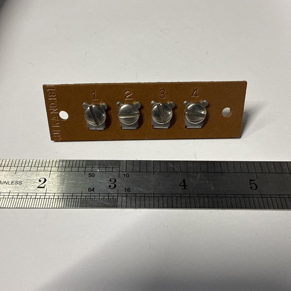 4 screw strip PHENOLIC TERMINAL STRIP