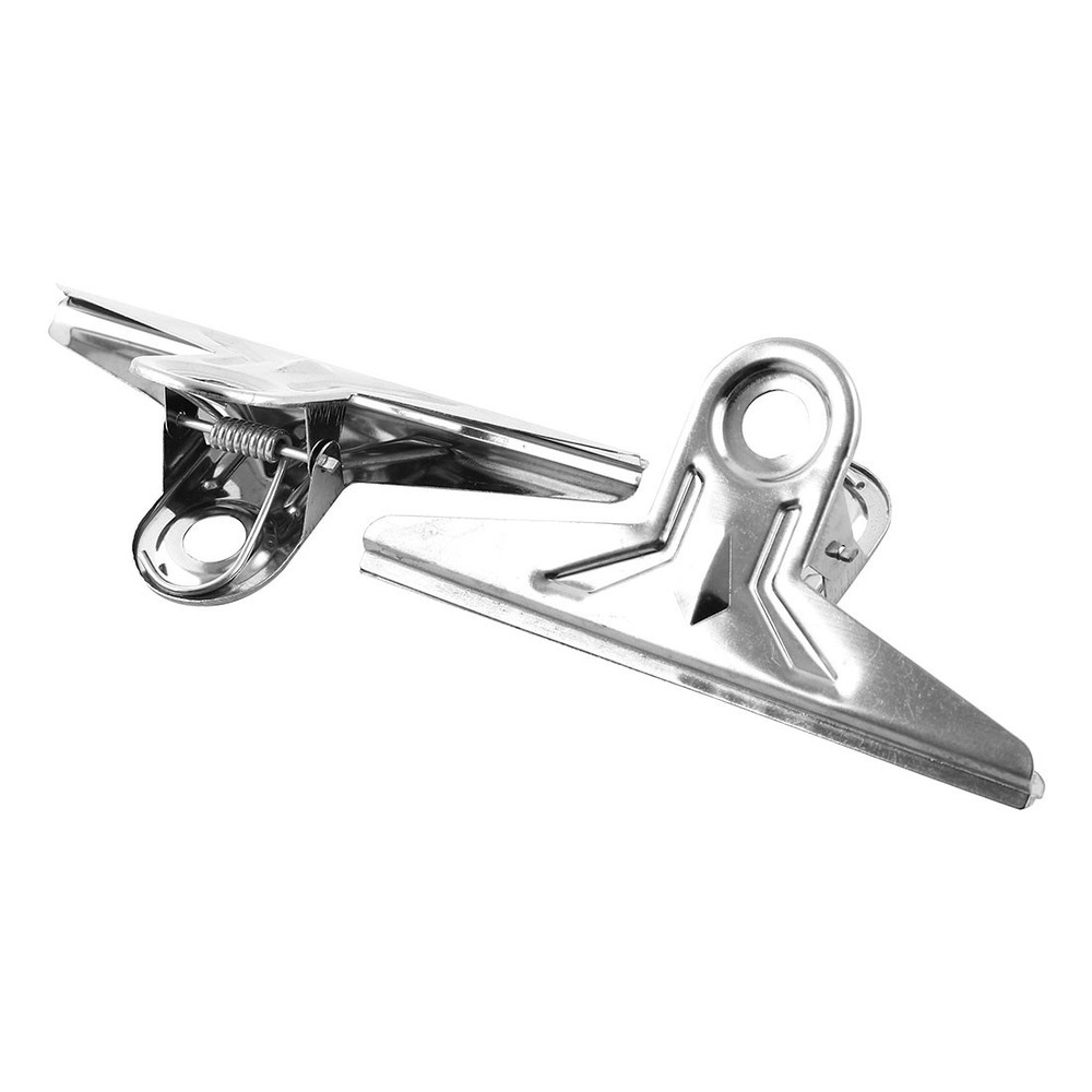 2 Pcs Spring Loaded File Paper 5.9" Width Binder Clips Clamps