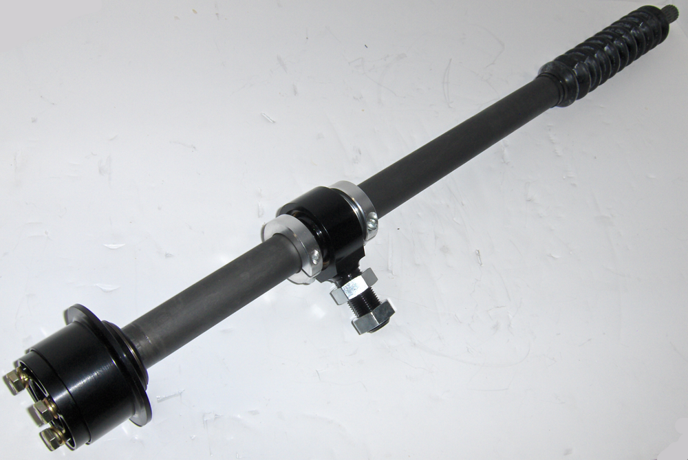 Telescoping 22''- 32'' Collapsible Racing Steering Column & Removeable 15" Wheel