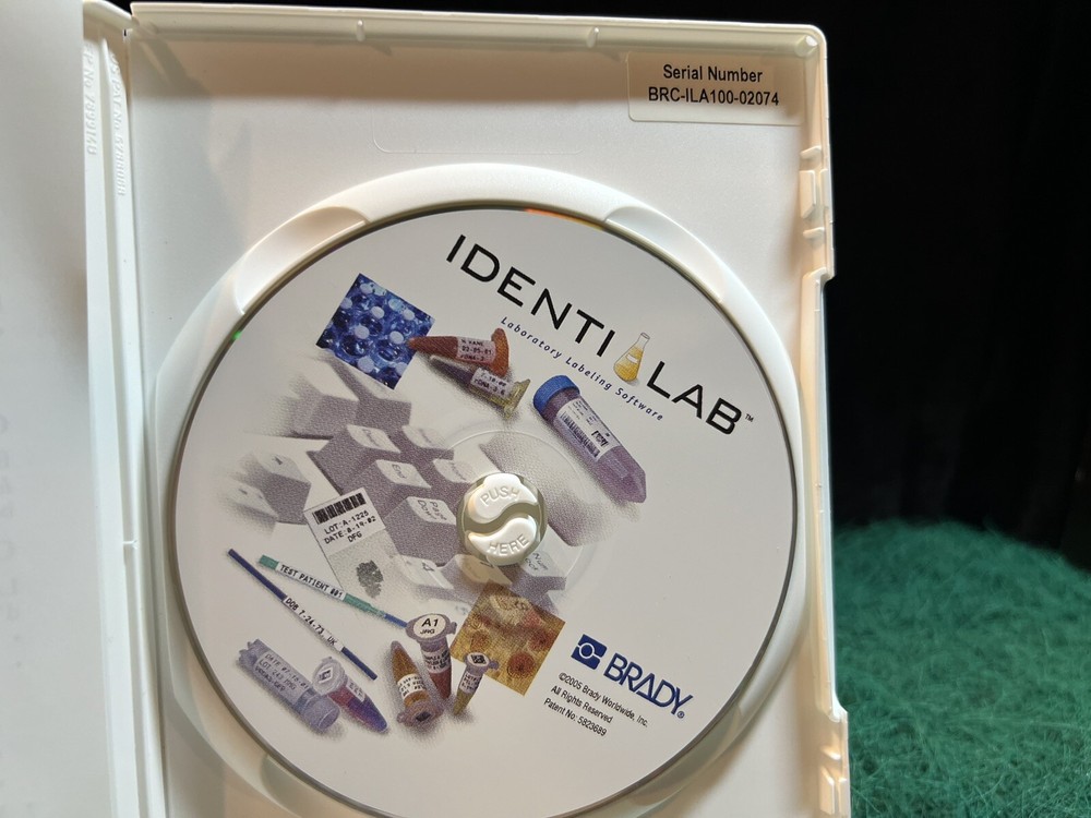 BRADY IDENTILAB LABORATORY LABELING SOFTWARE