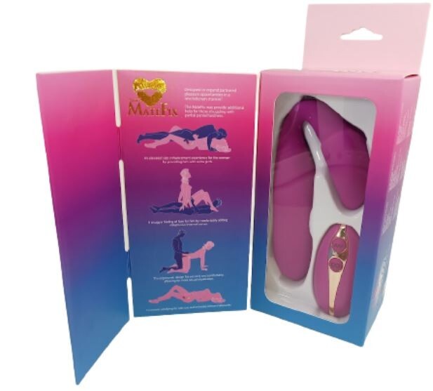 THE MATEFIX COUPLES VIBE REMOTE CONTROL RECHARGEABLE VIBRATOR